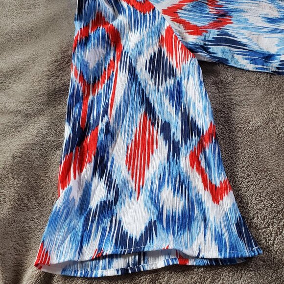 NWT Women's Ruby Road Red White & New Top - Size 2X - Picture 3 of 10